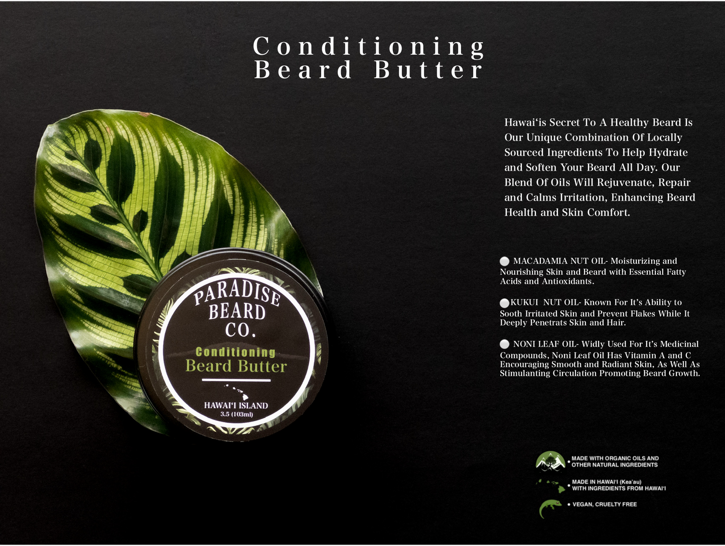 Conditioning Beard Butter